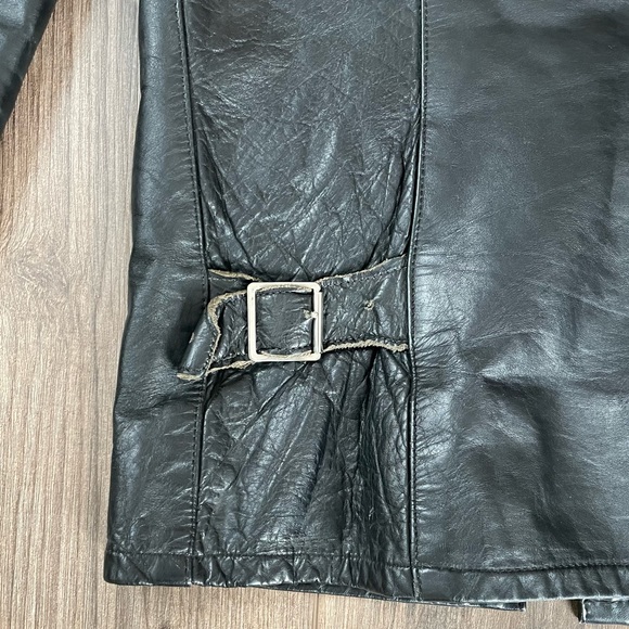 Vintage Black Leather Jacket | Small - Picture 4 of 7